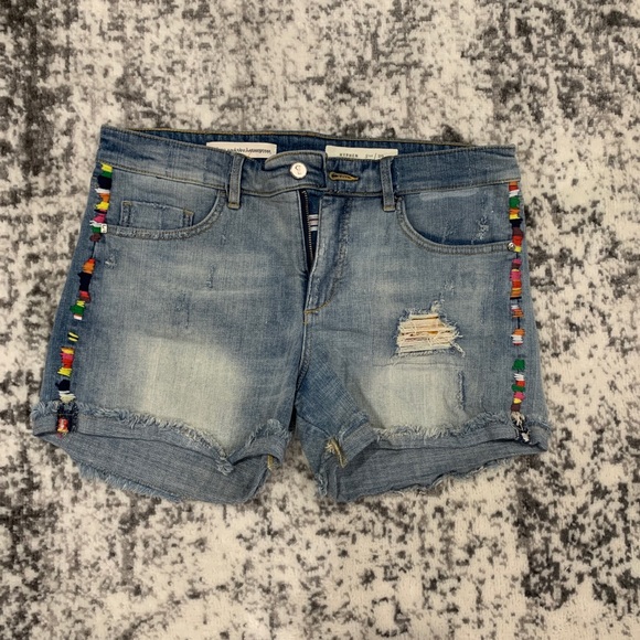 Pilcro and the Letterpress Pants - Anthropologie Jean Shorts
